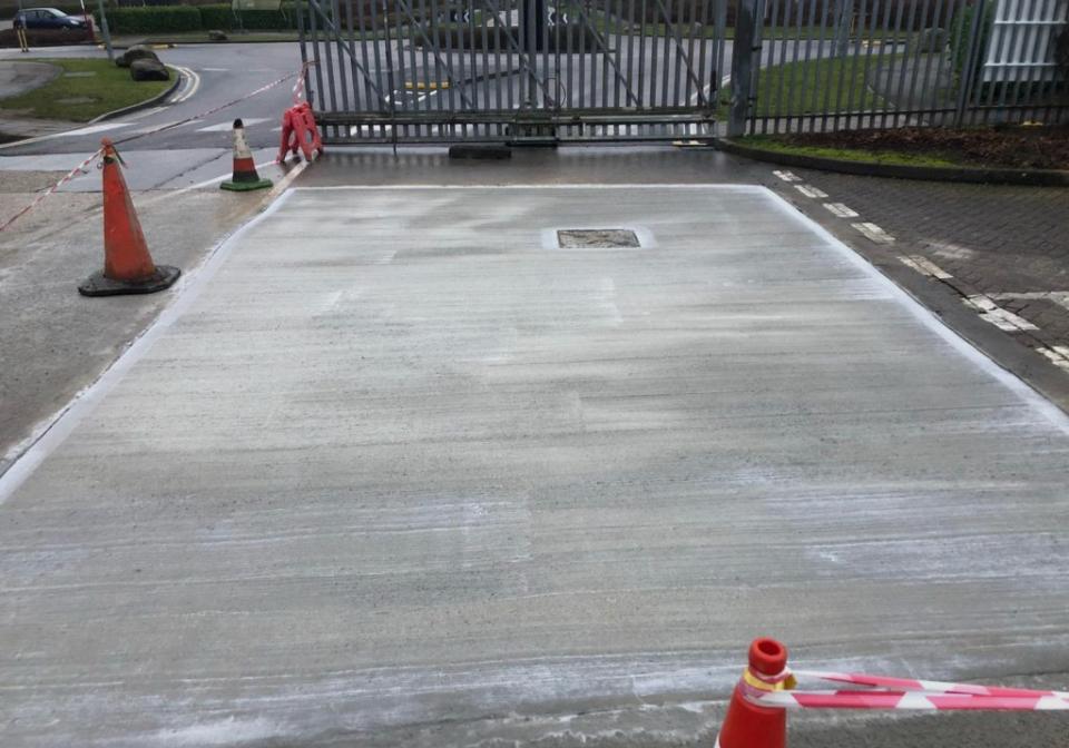 Professional concrete repair work by BCE Surfacing